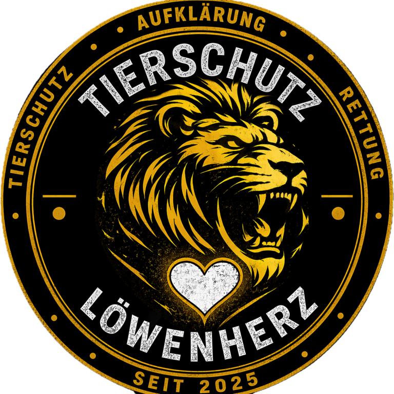 Tierschutz Löwenherz Logo erstellt von Alex Löwenherz selbst